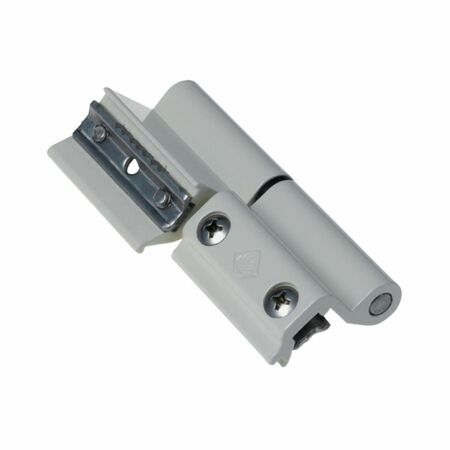 Cerniera Top Rapid 9211.3 Master per finestra, profilo CU, aggancio rapido, Alluminio finitura Grigio