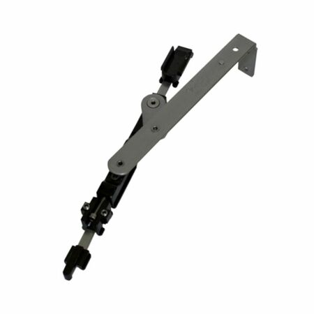Braccio corto 2.0 Duepuntozero 3520.20 Master per anta ribalta, profilo CU, anta da 400 a 600 mm, Zama e Acciaio Inox