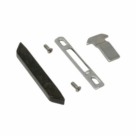Kit di chiusura 6476T Master per maniglia Innerkit, profilo Erre 50 S, lunghezza 29 mm, zanca 1 mm, Acciaio e Zama finitura Nero Opaco