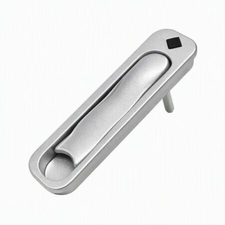 Maniglia incasso Fast Lock 6398.1 Master per scorrevole, anta secondaria, dimensione 146x35 mm, Zama finitura Argento Verniciato