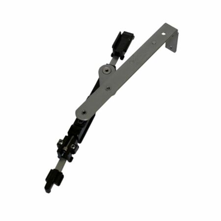 Braccio corto 2.0 Duepuntozero 3551A.20 Master per anta ribalta, profilo R40, anta da 370 a 600 mm, Zama e Acciaio Inox
