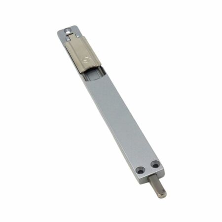 Catenaccio a leva Tex Master per porta con profilo, lunghezza 450 mm, spessore 8 mm, Zama finitura Argento Verniciato
