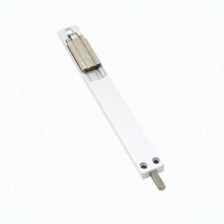 Catenaccio a leva Tex Master per porta con profilo, lunghezza 650 mm, spessore 8 mm, Zama finitura Bianco