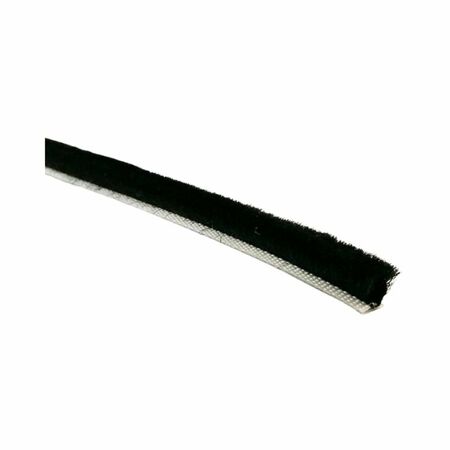 Spazzolino con pinna centrale Master, dimensione 4,8x5,5 mm, materiale Tessuto finitura Nero