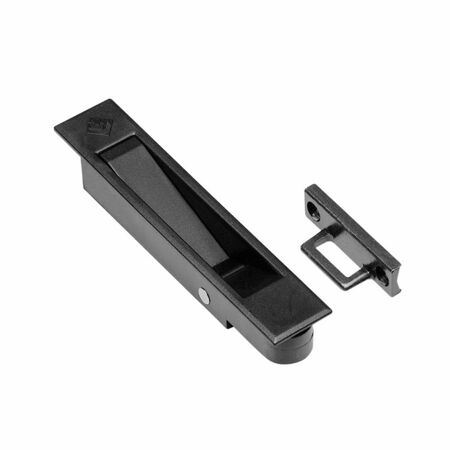 Maniglia ad incasso Mega 6511 Master per scorrevole, dimensione 130x25x21,3 mm, incasso 121x19,5 mm, Nylon finitura Nero