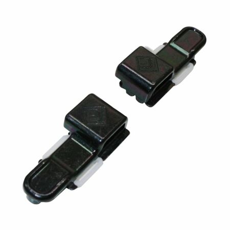 Kit di collegamento 6402 Master per cremonese, profilo R40, dimensione 55x24,9x14,3 mm, Nylon finitura Nero