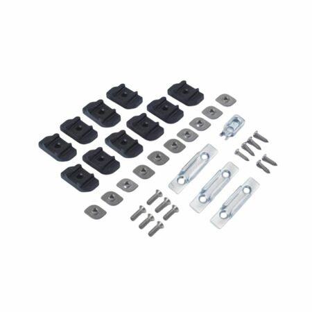 Kit Fast Lock 6391A.21 Master per chiusura multipunto a montaggio rapido, profilo Eku-Win 65S, Acciaio e Alluminio