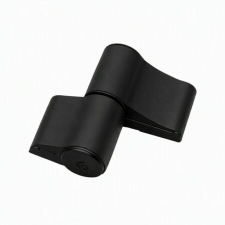 Cerniera registrabile a 2 ali Dinamika Master 8010, interasse 60 mm, portata 160-180 Kg, finitura Nero Opaco