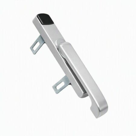 Cremonese ribassato Master 6027.10 per apertura esterna, sporgenza totale 21 mm, Zama finitura Argento Verniciato
