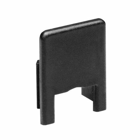 Tappo coprilavorazione 6861.1 per scorrevole, profilo Eku 100, Nylon finitura Nero