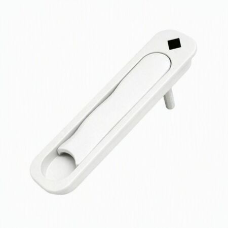 Maniglia incasso Fast Lock 6397.1 Master per scorrevole, anta secondaria, dimensione 146x35 mm, Zama finitura Bianco