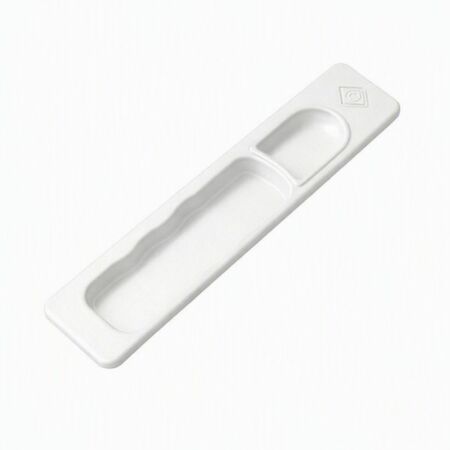 Maniglia incasso Fast Lock 6397.10 per scorrevole, dimensione 142x28 mm, Zama finitura Bianco