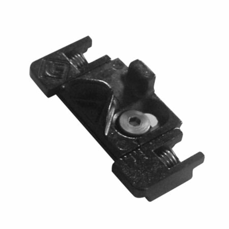 Riscontro di microventilazione Ween 3400.39 Master per anta ribalta, dimensione 45x20,2 mm, Materiale Zama finitura Nero