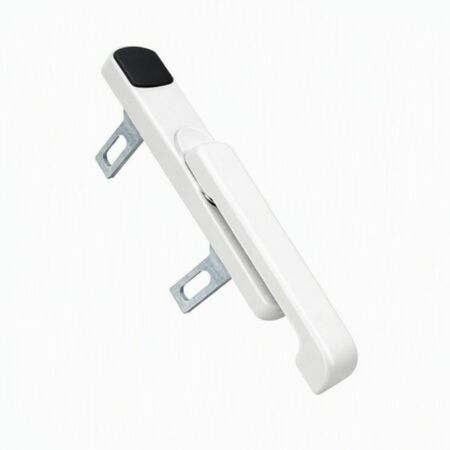 Cremonese ribassato Master 6027.10 per apertura esterna, sporgenza totale 21 mm, Zama finitura Bianco Ral 9010