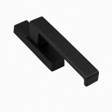 Cremonese Italia 6018 Master per anta ribalta, con falsa manovra, corsa 17-17 mm, Alluminio finitura Nero Opaco