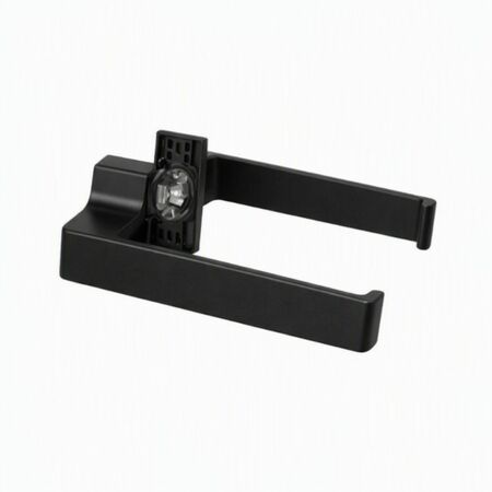 Maniglia Italia 3065 Master per serramento, con rosetta rettangolare, dimensione 31,5x67 mm, Alluminio finitura Nero Opaco