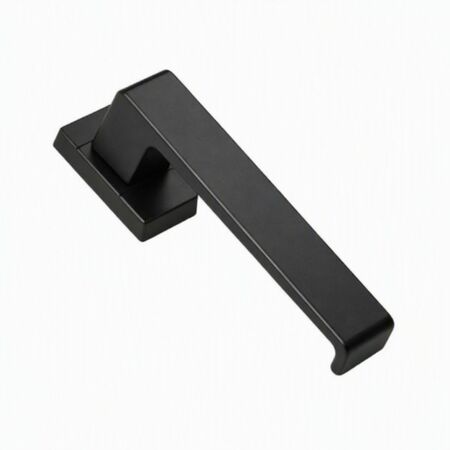 Martellina Italia 3072.1 Master per serramento, rosetta 67x31 mm, quadro 7x46 mm, Alluminio finitura Nero Opaco