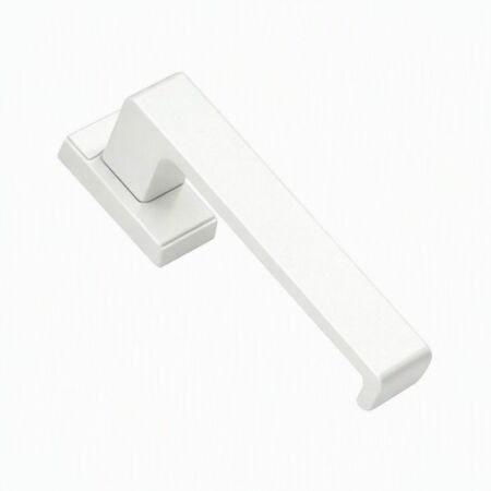 Martellina Italia 3072.1 Master per serramento, rosetta 67x31 mm, quadro 7x46 mm, Alluminio finitura Bianco Ral 9010