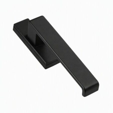 Martellina Italia 3073.1 Master per serramento, rosetta 100x31,5 mm, quadro 7x46 mm, Alluminio finitura Nero Opaco