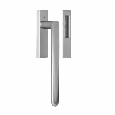 Maniglione Robot6 ID713Q Colombo Design per alzante scorrevole, con conchiglia incasso, Ottone finitura Cromat