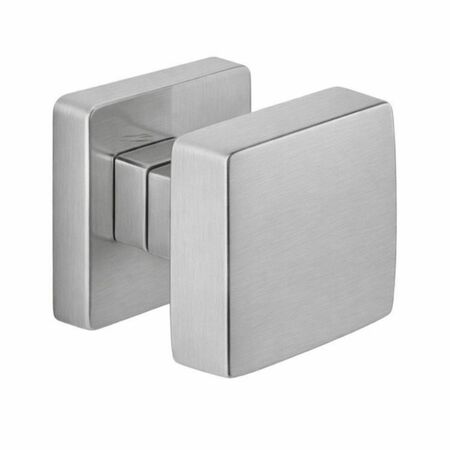 Pomolo fisso Kubo ID45 Fisso Colombo Design per porta, dimensione 55x55 mm, sporgenza 56,5 mm, Cromall finitura Cromat