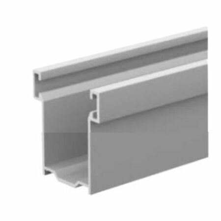 Guida per tapparella A30 Pinto con spazzolino, dimensione 19,5x30 mm, lunghezza 2000 mm, Alluminio finitura Argento