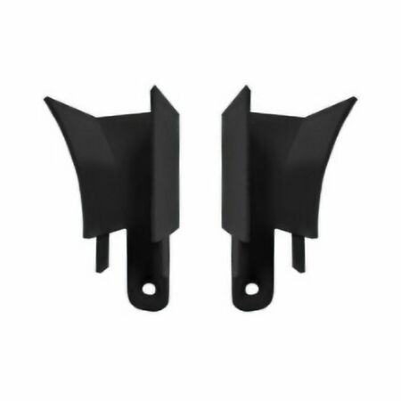 Invito A34 Pinto per guida tapparella A27, altezza 45 mm, PVC finitura Nero