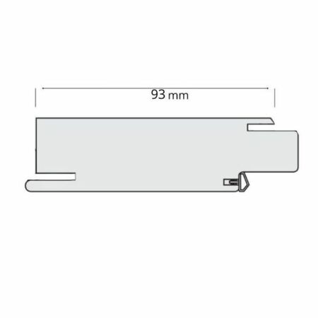 Traverso superiore per stipiti porta modello Sofi Door Xe, dimensione 700x100 mm, laminatino TSS antigraffio, finitura Bianco Matrix