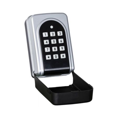 Mini cassaforte KG/4E Tecnomax portachiavi da esterno, combinazione elettronica a tastiera, dimensioni 127x86x55 mm