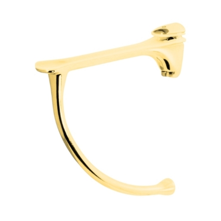 Reggimensola MS01221 Confalonieri per piano in vetro e legno, spessore 6-20 mm, dimensioni 150x164x19 mm, Zama finitura Oro