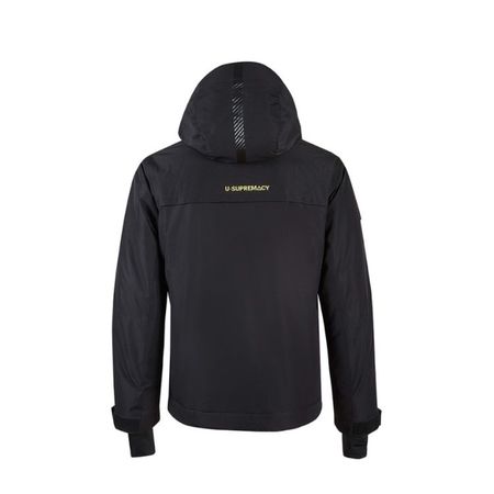 Giacca U Power Wink FU255BC invernale da lavoro, idrorepellente con cappuccio, imbottitura grafene, taglia L, colore Black Carbon