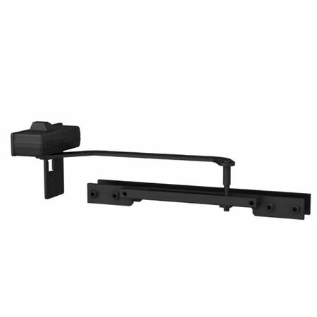 Chiudicancello a cremagliera DC680G Assa Abloy, braccio a slitta, finitura Nero