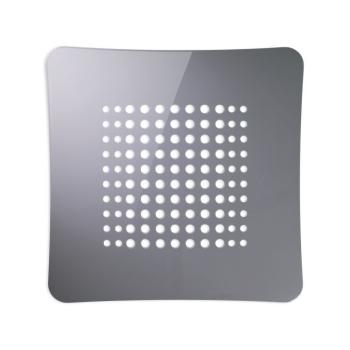 Griglia Aerazione AirDecor serie Astro, diametro supporto a muro 100 mm, colore Grigio