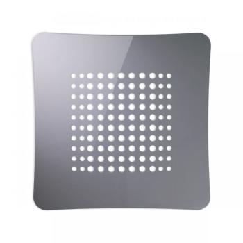 Griglia Aerazione AirDecor serie Astro, diametro supporto a muro 120 mm, colore Grigio