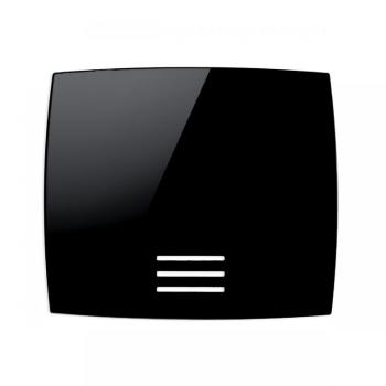 Griglia Aerazione AirDecor serie Diva, diametro supporto a muro 100 mm, colore Nero