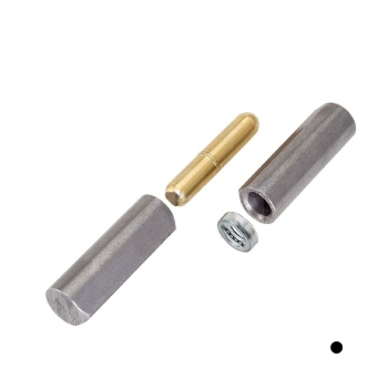 Cerniera tornita a goccia 261SFL Combi per serramento, a saldare, perno sfilabile con cuscinetto, dimensioni 20x25x150