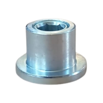 Distanziatore R04L10 Regoblock Plebani per tubolare in ferro 30-50 mm, esagono 10 mm, spessore flangia 3 mm, finitura Zincato