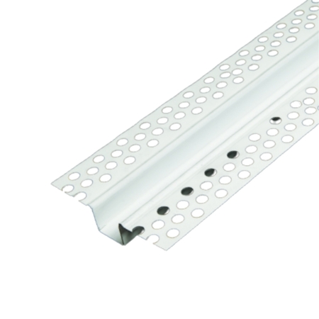 Profilo LED Affint per cartongesso, dimensioni 16x12,5 mm, lunghezza 2000 mm, Lamiera Zincata finitura Bianco