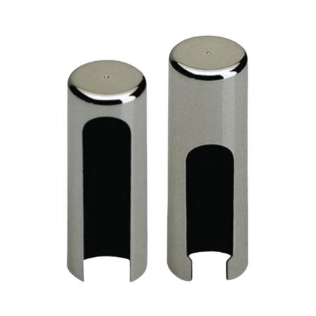 Kit copertura E00151 AGB per cerniera registrabile Top, diametro 20 mm, altezza 57-63 mm, Abs finitura Nichelato