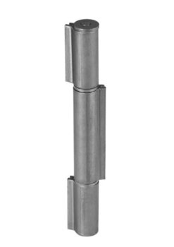 Cerniera a 3 ali AGB E00205.08 con perno sfilabile in zincato, lunghezza 77,5 mm, finitura Acciaio Naturale
