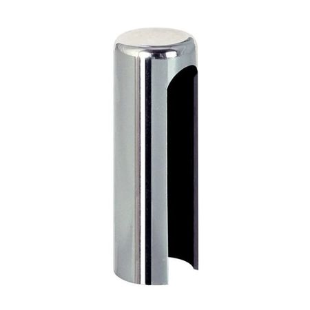 Copertura piana E01151 AGB per cerniera registrabile 3D, diametro 14 mm, altezza 46,5 mm, Abs finitura Nichelato