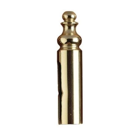 Copertura barocco E01153 Agb per cerniera registrabile 3D, diametro 14 mm, altezza 70 mm, Ottone finitura Lucido Verniciato