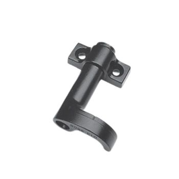 Gancio di chiusura curvo Destro AGB H00901.41.93 Abaco, spessore 0 mm, finitura Black Powerage