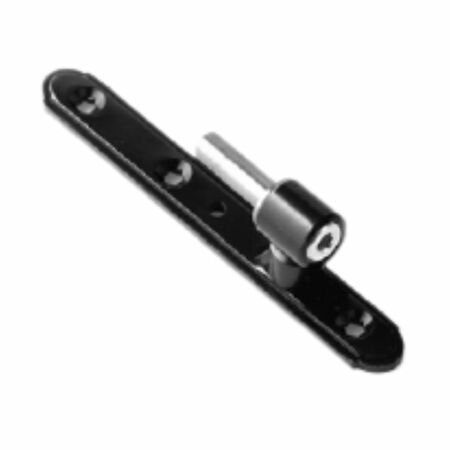 Cardine regolabile H03924.24.93 AGB Abaco per imposte, diametro 8,9 mm, asse 25 mm, piastra larga 18 mm, Acciaio finitura Black Powerage