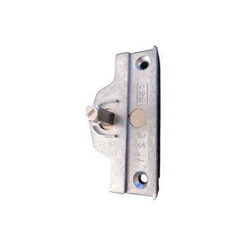 Deviatore A40001.00.01 Agb per coprigiunto centrale, interasse 9 mm, battuta 11 mm, 9-2-11, ferro quadro 15 mm, Zama finitura Silver