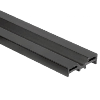 Profilo di sostegno termico G01742.01.00 AGB per soglia ribassata anta fissa, lunghezza 1500 mm, finitura Nero