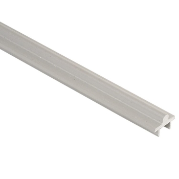 Binario di scorrimento a scatto G02739.01.01 AGB per alzanti scorrevoli, lunghezza 3000 mm, finitura Alluminio Anodizzato F1