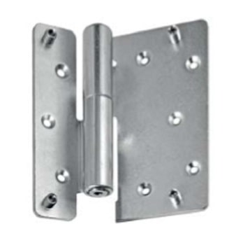 Cerniera AGB per serrature in legno, sinistra, in Acciaio colore Zinco Silver