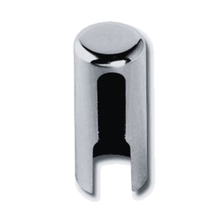 Copertura E11162.14.21 Agb per cerniera registrabile Genius, diametro 16 mm, altezza 37 mm, Abs finitura Argento