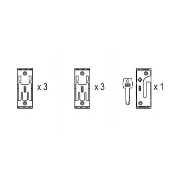 Kit incontri AGB Tour 35 per Bilico, schema 3, superficie inferiore a 2 mq, 3 lati